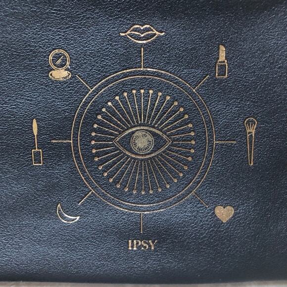 Ipsy October 2020 Black Gold Magic Halloween Zip Cosmetic Make-Up Travel Bag - Picture 2 of 7